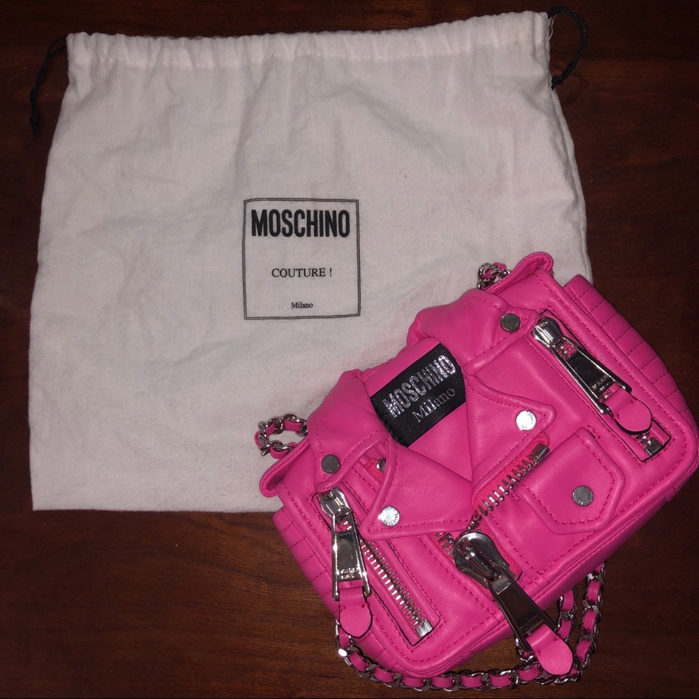 Authentic Moschino Barbie Biker Bag - Picture 7 of 8